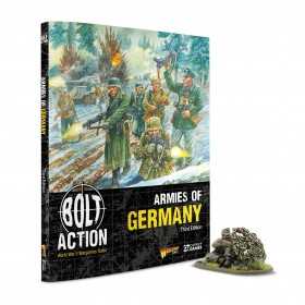 ARMIES OF GERMANY manuale IN INGLESE third edition BOLT ACTION warlord games CON MINIATURA età 14+ Warlord Games - 2