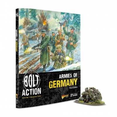 ARMIES OF GERMANY manuale IN INGLESE third edition BOLT ACTION warlord games CON MINIATURA età 14+ Warlord Games - 2
