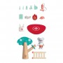 SOCCORSO ANTINCENDIO NELLA FORESTA in bamboo HAPE con accessori E3421 green planet EXPLORERS età 3+ Hape - 5