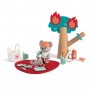 SOCCORSO ANTINCENDIO NELLA FORESTA in bamboo HAPE con accessori E3421 green planet EXPLORERS età 3+ Hape - 2
