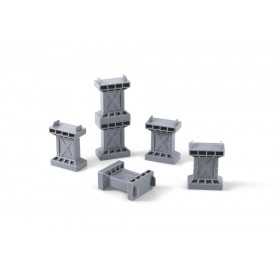 PILONI DELLA FERROVIA espansione IN PLASTICA set HAPE trenino E3875 età 3+ Hape - 1