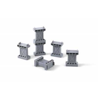 PILONI DELLA FERROVIA espansione IN PLASTICA set HAPE trenino E3875 età 3+ Hape - 1
