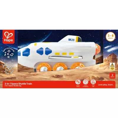 RAZZO SPAZIALE DUAL MODE per ferrovia HAPE trenino E3872 età 3+ Hape - 1