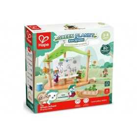 SCUOLA school GREEN PLANET EXPLORERS in legno e bioplastica HAPE E3428 età 3+ Hape - 1