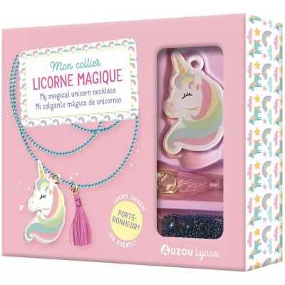 SET CREATIVO kit artistico COLLANINA UNICORNO MAGICO collier AUZOU età 6+ auzou - 1