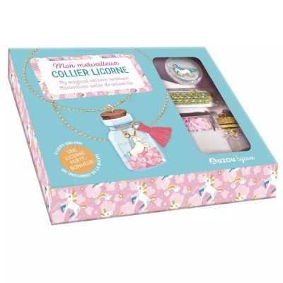COLLANINA kit artistico UNICORNO set creativo AUZOU età 6+ auzou - 1