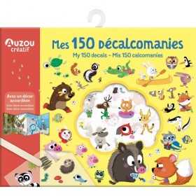 SET DI 150 DECALCOMANIE kit artistico ANIMALI creativo AUZOU età 3+ auzou - 2