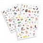 SET DI 150 DECALCOMANIE kit artistico ANIMALI creativo AUZOU età 3+ auzou - 3