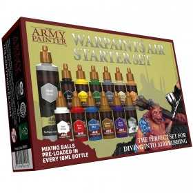 WARPAINTS AIR STARTER SET per aerografo THE ARMY PAINTER warlord games CON 12 BOCCETTI THE ARMY PAINTER - 1