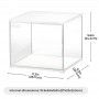 DISPLAY BOX miniature house ROLIFE trasparente ROBOTIME da esposizione DF03L teca ROBOTIME - 4