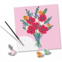 POPPY BOUQUET quadrato CREART kit artistico PENNELLO 2 IN 1 ravensburger 20 X 20 CM Ravensburger - 2