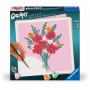 POPPY BOUQUET quadrato CREART kit artistico PENNELLO 2 IN 1 ravensburger 20 X 20 CM Ravensburger - 1