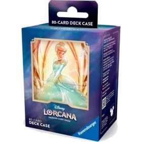 PORTAMAZZO CINDERELLA deck case FINO A 80 CARTE disney LORCANA trading card game CENERENTOLA età 8+ Ravensburger - 2