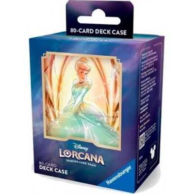 PORTAMAZZO CINDERELLA deck case FINO A 80 CARTE disney LORCANA trading card game CENERENTOLA età 8+ Ravensburger - 2