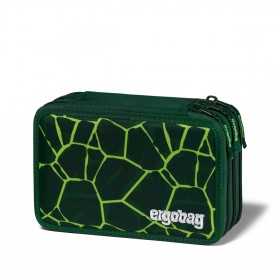 ASTUCCIO maxi 3 ZIP scuola ERGOBAG triplo BEARREX materiale riciclato VERDE Ergobag - 1