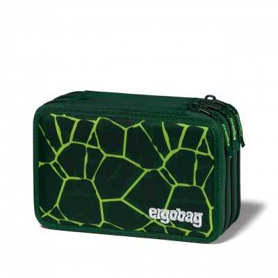 ASTUCCIO maxi 3 ZIP scuola ERGOBAG triplo BEARREX materiale riciclato VERDE Ergobag - 1