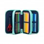 ASTUCCIO MAXI scuola 3 ZIP triplo scomparto ERGOBAG materiale riciclato MAGIC BUBBLEBEAR azzurro Ergobag - 2