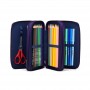 ASTUCCIO MAXI scuola 3 ZIP triplo scomparto ERGOBAG materiale riciclato STARGAZBEAR viola Ergobag - 1