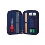 ASTUCCIO MAXI scuola 3 ZIP triplo scomparto ERGOBAG materiale riciclato STARGAZBEAR viola Ergobag - 3