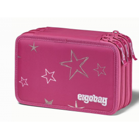 ASTUCCIO MAXI scuola 3 ZIP triplo scomparto ERGOBAG materiale riciclato STARLIGHT BEAR rosa Ergobag - 1