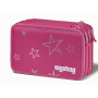 ASTUCCIO MAXI scuola 3 ZIP triplo scomparto ERGOBAG materiale riciclato STARLIGHT BEAR rosa Ergobag - 1
