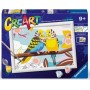 INSEPARABILI pappagalli LOVELY BUDGIES kit artistico 15 COLORI ravensburger CON CORNICE età 9+ Ravensburger - 1