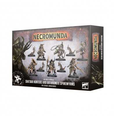 SHA'DAR HUNTERS E ARTHROMITE SPINEWYRMS set di miniature NECROMUNDA warhammer ASH WASTE NOMADS età 12+ Games Workshop - 1