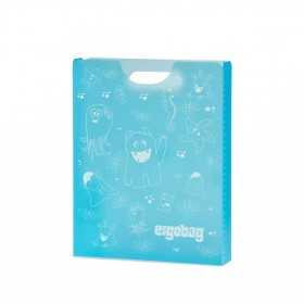 PORTAQUADERNI booklet box with handle ERGOBAG monsters MOSTRI petrol AZZURRO Ergobag - 1