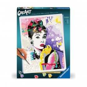 AUDREY HEPBURN kit artistico CREART ravensburger PREMIUM paint by number