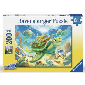 PUZZLE 200 XXL pezzi grandi MAGICO MONDO SOTTOMARINO ravensburger 49 X 36 CM età 8+ Ravensburger - 1