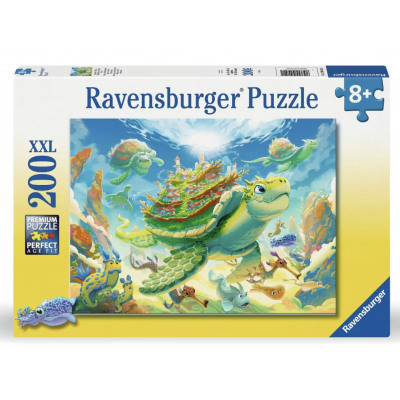 PUZZLE 200 XXL pezzi grandi MAGICO MONDO SOTTOMARINO ravensburger 49 X 36 CM età 8+ Ravensburger - 1