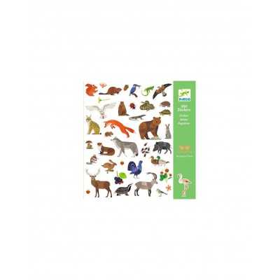 ADESIVI set di 160 stickers FAUNA animali DJECO creativo DJ09285 età 4+ Djeco - 1