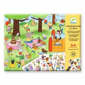 DECALCOMANIE trasferelli PARTY TIME kit artistico DJECO DJ09355 età 5+ Djeco - 1