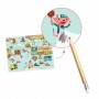 DECALCOMANIE trasferelli VEICOLI SU ASFALTO kit artistico DJECO DJ09357 età 5+ Djeco - 3