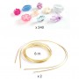 CREA GIOIELLI kit artistico DUO DI TIARE set PERLINE in plastica DJECO DJ00038 età 6+ Djeco - 3
