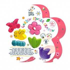 PASTELLI A CERA garden finger crayon GIARDINO kit artistico AVENIR età 18 mesi + AVENIR - 1