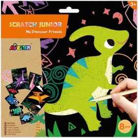 SCRATCH JUNIOR my dinosaur friends DINOSAURI kit artistico AVENIR età 3+ AVENIR - 1