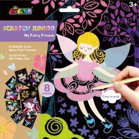 SCRATCH JUNIOR my fairy friends FATE kit artistico AVENIR età 3+ AVENIR - 1