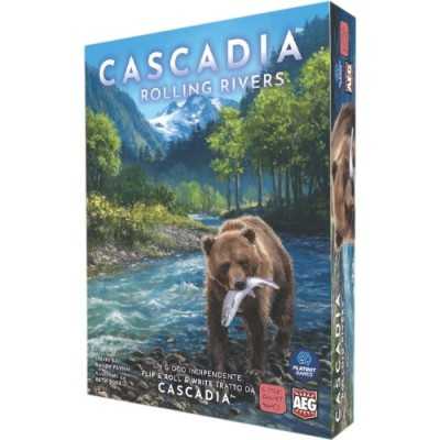 ROLLING RIVERS gioco indipendente CASCADIA gioco da tavolo IN ITALIANO età 10+ Little Rocket Games - 1