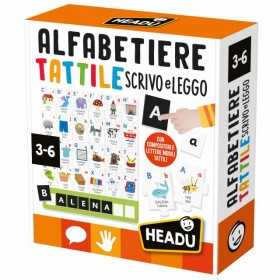 ALFABETIERE TATTILE scrivo e leggo HEADU in cartone GIOCO DIDATTICO età 3+ HEADU - 1