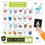 ALFABETIERE TATTILE scrivo e leggo HEADU in cartone GIOCO DIDATTICO età 3+ HEADU - 2