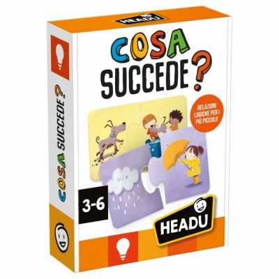 COSA SUCCEDE? relazioni logiche HEADU in cartone INCASTRI età 3+ HEADU - 1