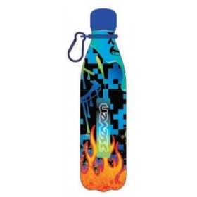 BORRACCIA acciaio inox SEVEN bottle TENUTA STAGNA 500 ml FIAMME BOY caldo e freddo SEVEN - 1