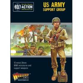 US ARMY SUPPORT GROUP set di miniature BOLT ACTION in metallo WARLORD GAMES età 14+ Warlord Games - 1