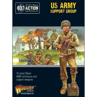 US ARMY SUPPORT GROUP set di miniature BOLT ACTION in metallo WARLORD GAMES età 14+ Warlord Games - 1