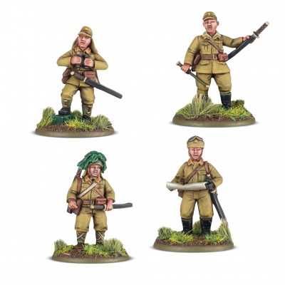 IMPERIAL JAPANESE PLATOON COMMANDERS set di miniature BOLT ACTION in resina WARLORD GAMES età 14+ Warlord Games - 1