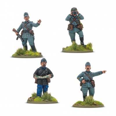 ITALIAN PLATOON COMMANDERS set di miniature BOLT ACTION in resina WARLORD GAMES età 14+ Warlord Games - 1