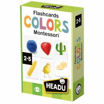 FLASHCARDS montessori COLORS headu GIOCO DIDATTICO età 2+ HEADU - 1