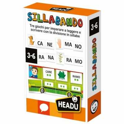 SILLABANDO con tre giochi SILLABE headu GIOCO DIDATTICO età 3+ HEADU - 1