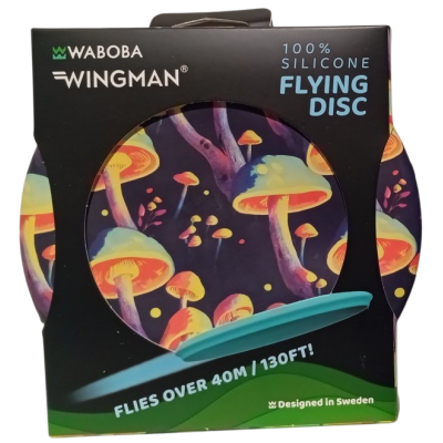 WINGMAN DISC disco volante WABOBA frisbee FUNGHI morbido MULTICOLOR età 6+ WABOBA - 1